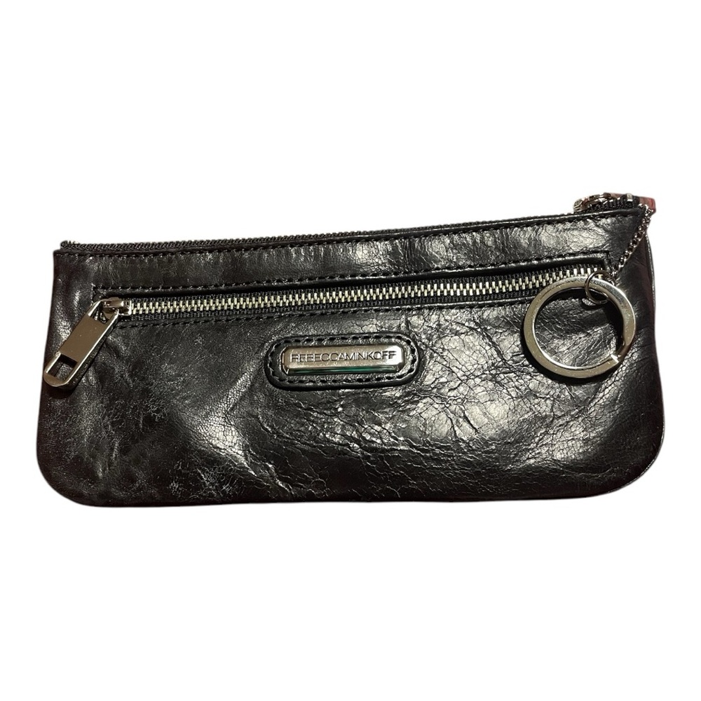 Rebecca Minkoff Black Leather Wristlet (Used)